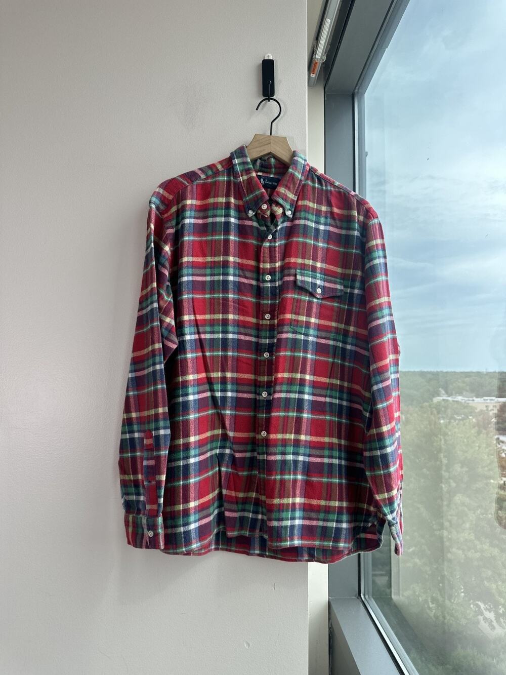 Polo Ralph Lauren Plaid Flannel Button Down Shirt Red Sz XXL